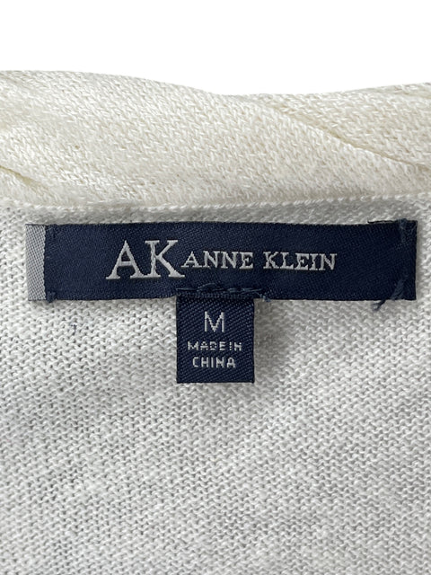 Blusa Anne Klein Lentejuelas Beige - Talla M