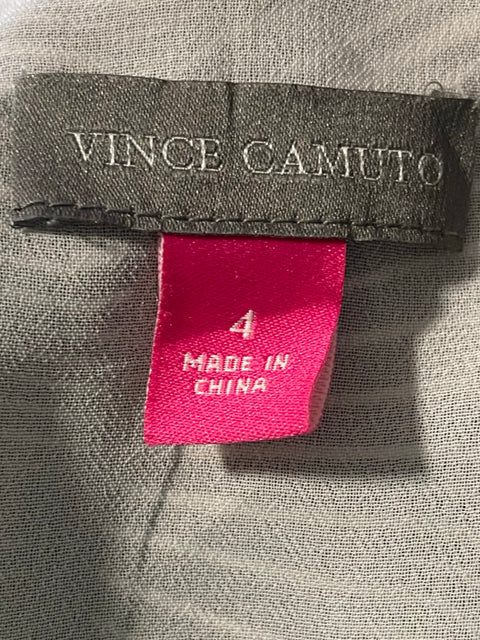 Vestido Vince Camuto de Viscosa Sin mangas Suelto Negro - Talla 4