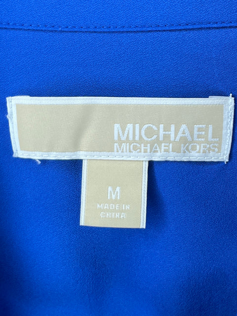 Camisa Michael Kors Zipper Azul - Talla M