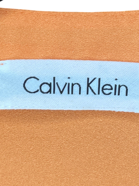 Camisa Calvin Klein Zipper Naranja - Talla S