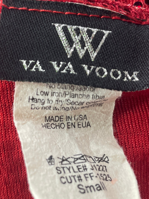 Mono Va Va Voom Lemtejuela Palazo Cuello v Rojo - Talla S