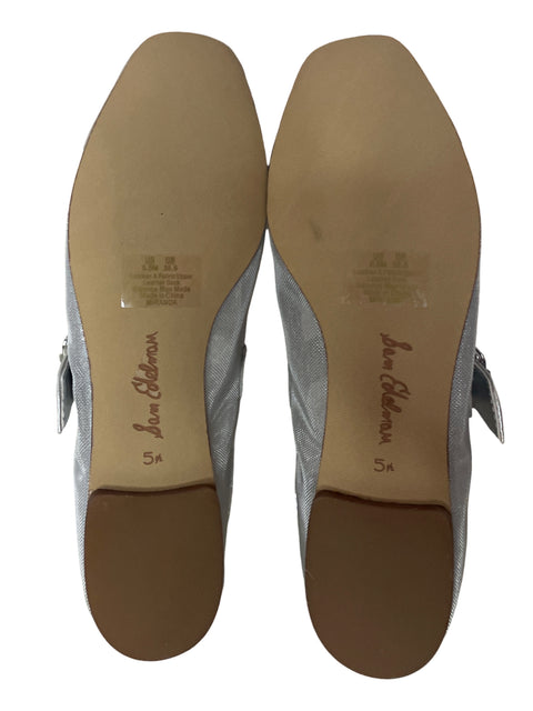 Zapato Sam Edelman Bailarina Transparente Bajas Gris - Talla 5.5