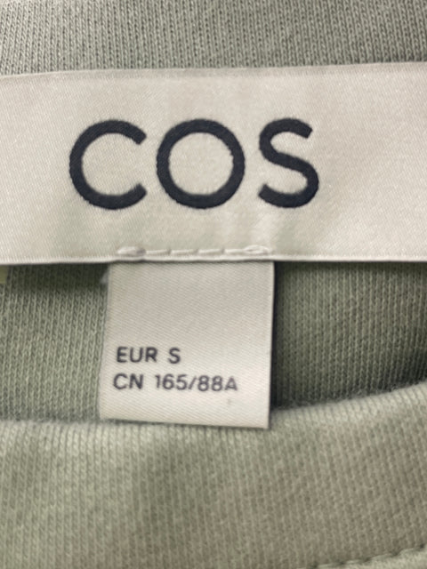 Vestido Cos Maxi Ajustado Corte a Verde - Talla S