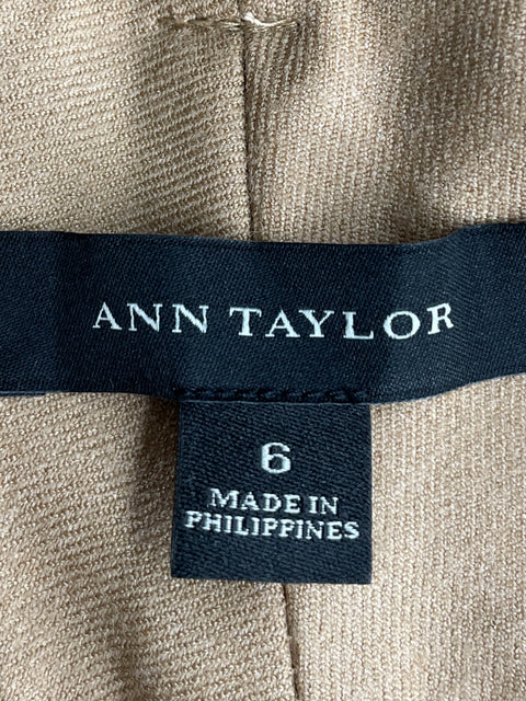 Pantalón Anne Klein Recto Beige - Talla 6