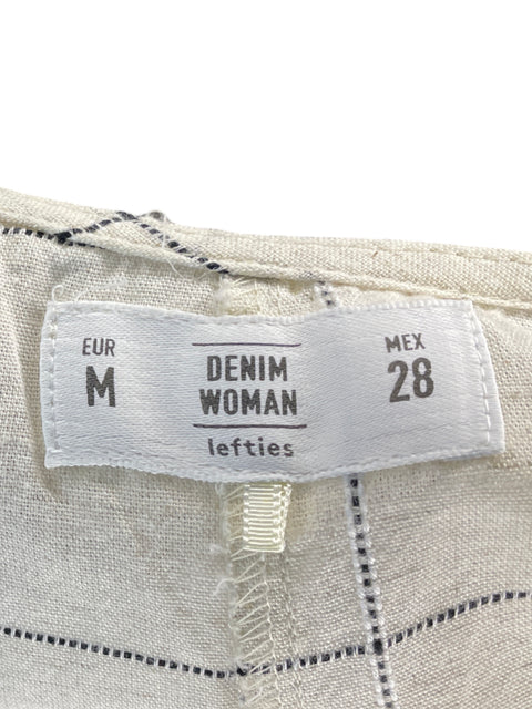 Romper Lefties Estampado de Algodón Blanco - Talla M
