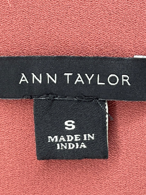 Blusa Ann Taylor Cuello mao Naranja - Talla S
