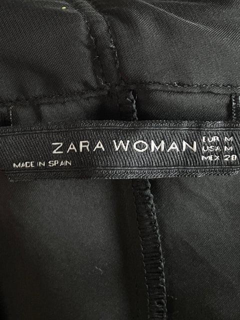 Blusa Zara Manga larga Negro - Talla M