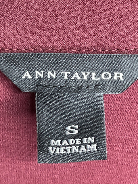 Blusa Ann Taylor Manga larga Rojo - Talla S