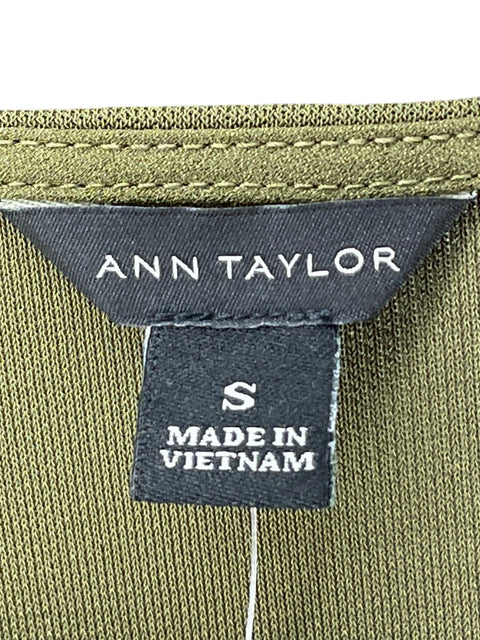 Blazer Ann Taylor Cuello v Verde - Talla S