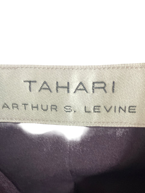 Conjunto Tahari Blazer/pantalon Recto Botones Morado - Talla 6