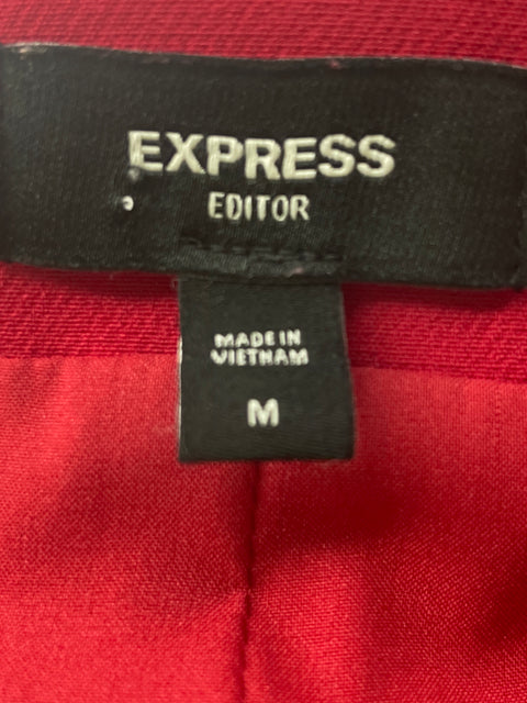 Chaleco Express Sin mangas Botones Rojo - Talla M