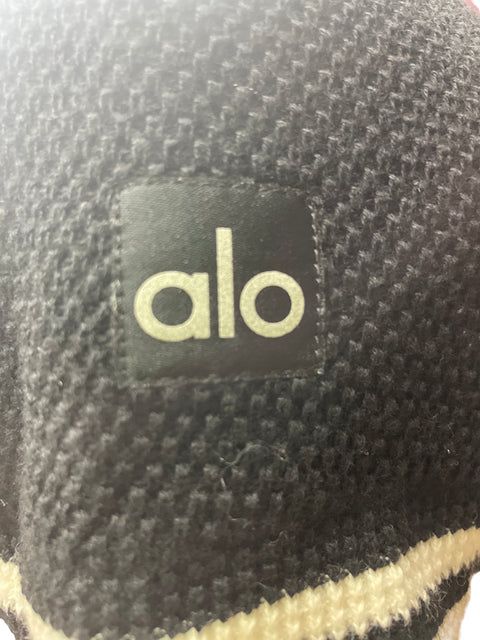 Vestido Alo de Algodón Sin mangas Texturizado Negro - Talla L
