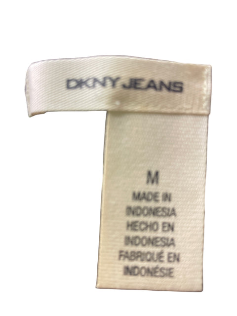 Falda Dkny Jeans Animal print Maxi Blanco - Talla M