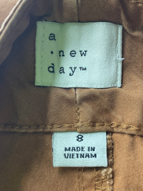Pantalón A New Day Recto Slim fit Marrón - Talla 8