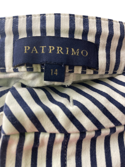 Pantalón Patprimo Recto Rayas Azul - Talla 14