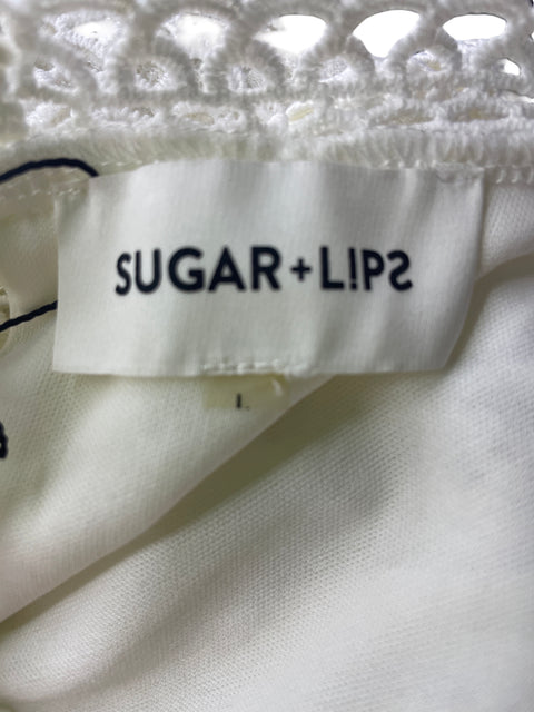 Vestido Sugar+lips Tejido Mini Blanco - Talla S