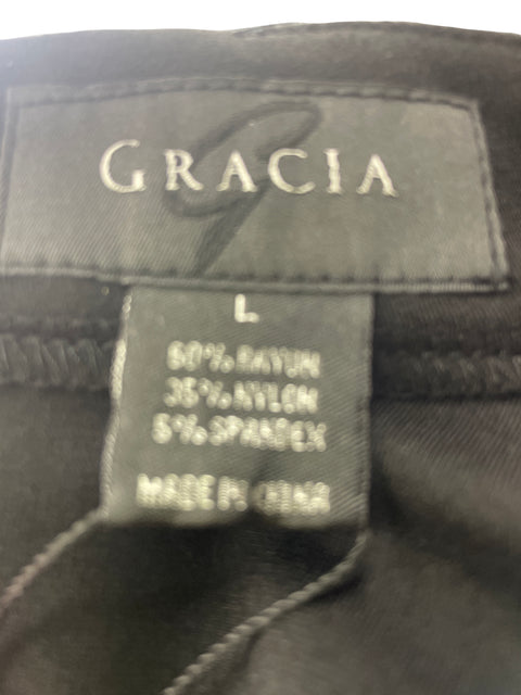 Blusa Gracia Cadena Manga corta Negro - Talla L