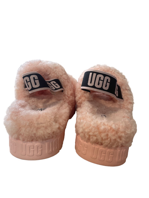 Sandalia Ugg Esponjado Plataforma Rosado - Talla 7.5