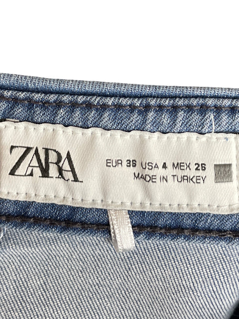 Jean Zara High-rise Azul - Talla 38