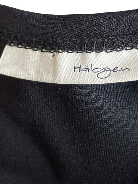 Vestido Halogen Midi Cuerina Negro - Talla S