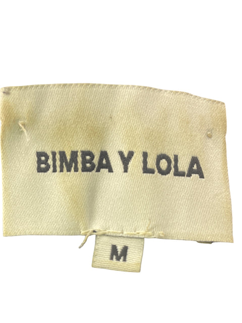 Chaqueta Bimba Y Lola de Algodón Tejido Rayas Azul - Talla M