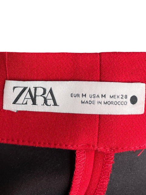 Short Zara Mini Cruzado Rojo - Talla M