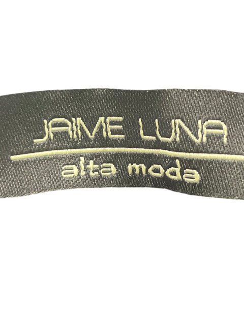 Blusa Jaime Luna Transparente Manga larga Negro - Talla S