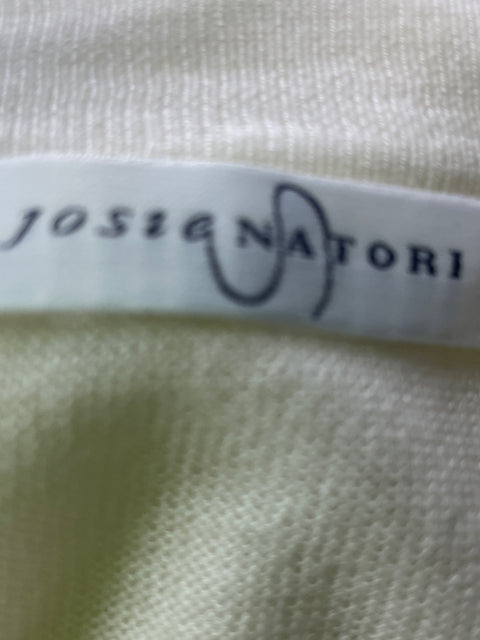 Chaqueta Josie Natori Abierto Manga larga Blanco - Talla S