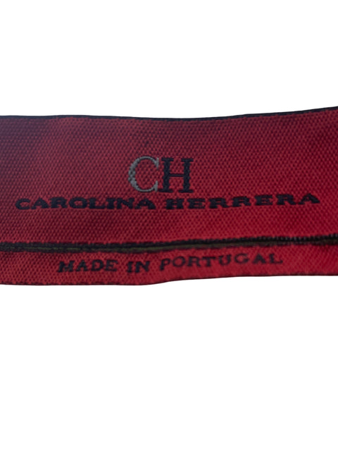 Camisa Carolina Herrera de Algodón Liso Manga larga Blanco - Talla S
