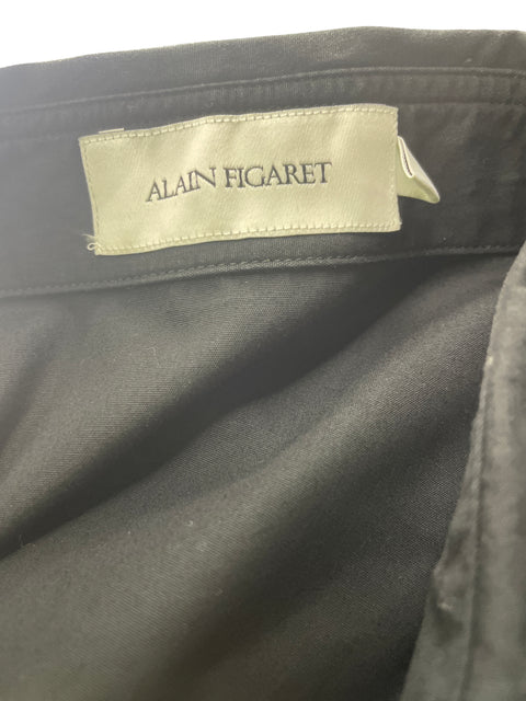 Camisa Alain Figaret Botones Liso Negro - Talla S