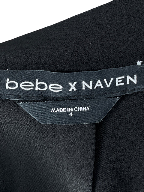Pantalón Bebe X Naven Skinny Negro - Talla 4