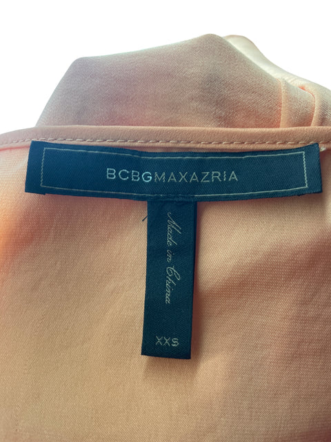 Blusa Bcbg Asimétrico Sin mangas Naranja - Talla XXS