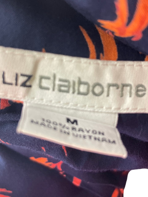Camisa Liz Claiborne Estampado Manga larga Rojo - Talla M
