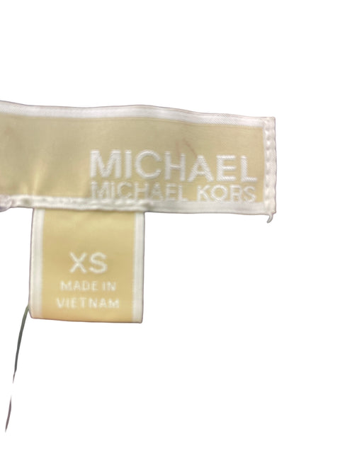 Blusa Michael Kors Brillo Cuello v Negro - Talla XS