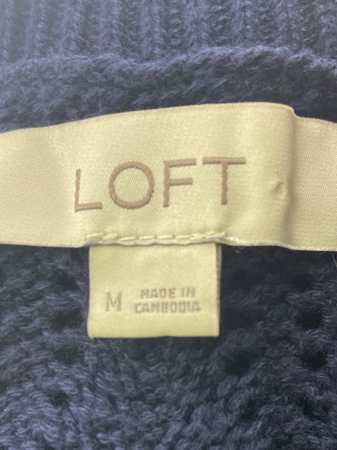 Blusa Loft de Algodón Sin mangas Puntos Azul - Talla M