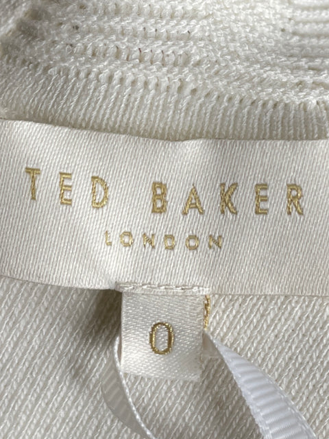 Vestido Ted Baker de Viscosa Estampado neopolitan Blanco - Talla 0