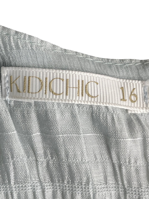 Vestido Kidichic Cuello redondo Midi Azul - Talla 16