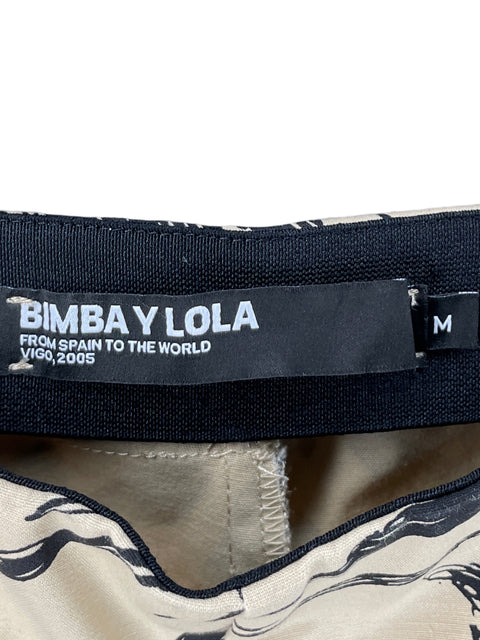 Pantalón Bimba Y Lola Animal print Beige - Talla M