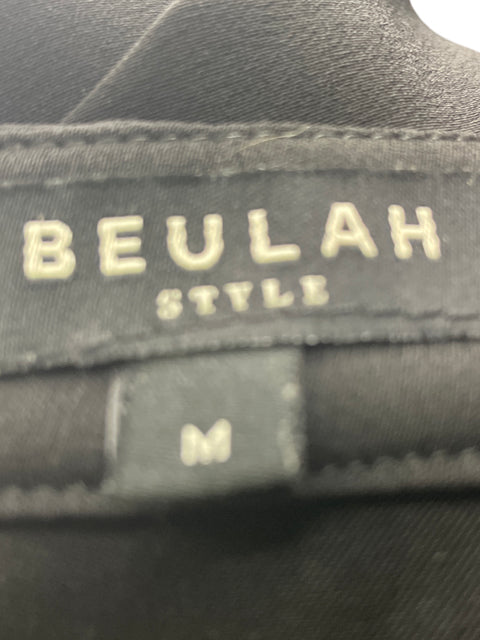 Blusa Beulah Manga larga Ruchas Negro - Talla M