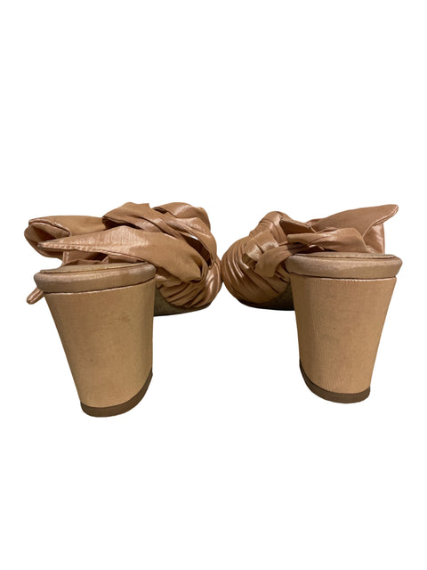 Zapato Jessi Caballero Romana Tacón medio Beige - Talla 35