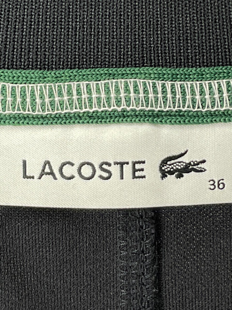 Vestido Lacoste Manga larga Zipper Negro - Talla 36