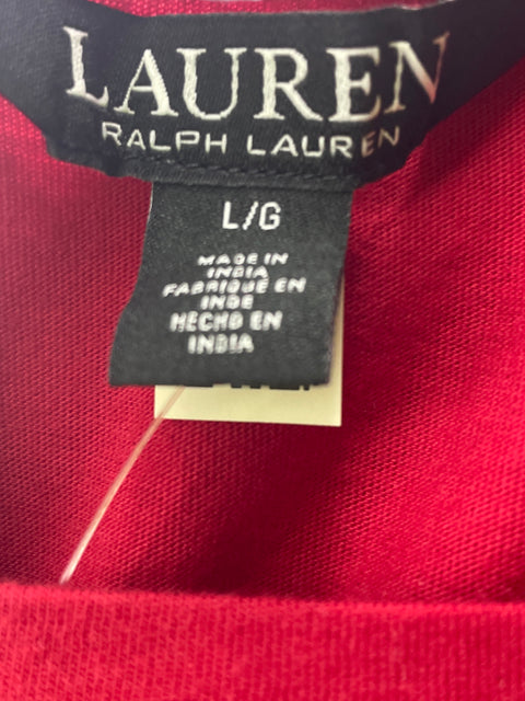 Camiseta Ralph Lauren de Algodón Manga corta Cuello redondo Rojo - Talla L