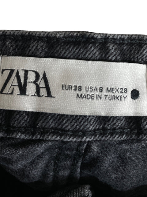 Jean Zara Jean Brillo Negro - Talla 38