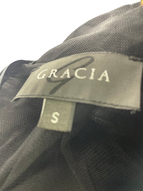 Vestido Gracia Ruchas Suelto Negro - Talla S