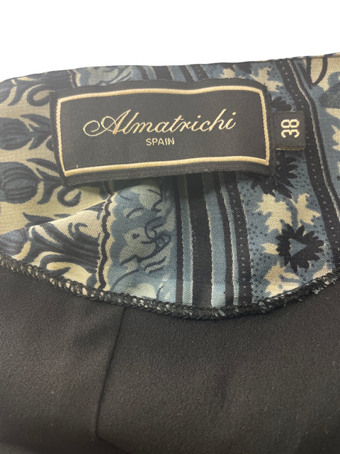 Vestido Altamitrichi Estampado Manga larga Azul - Talla 38