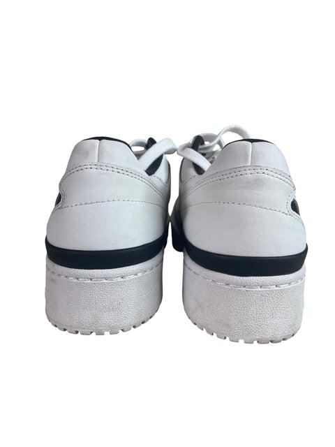 Zapatilla Adidas Cordones Texturizado Blanco - Talla 7