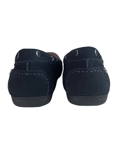 Zapato Bosi Mocacines Gamuza Negro - Talla 37
