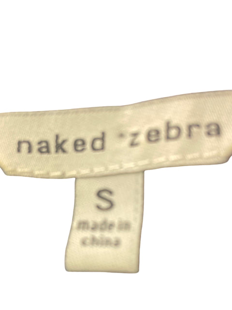 Vestido Naked Zebra Liso Mini Azul - Talla S