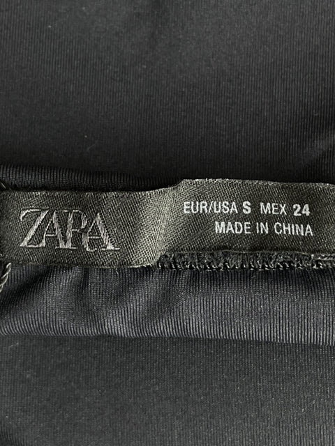 Vestido De Baño Zara Strapless Negro - Talla XS