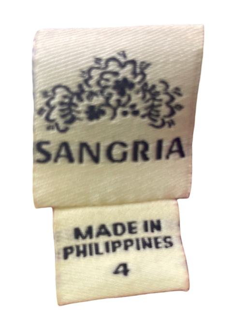 Vestido Sangria Ajustado Sin mangas Morado - Talla 4